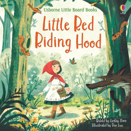 LITTLE RED RIDING HOOD LITTLE BOARD (Little Board Books) - Lesley Sims [KSIĄŻKA]