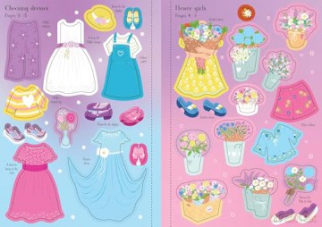 Little Sticker Dolly Dressing Bridesmaids - Fiona Watt [KSIĄŻKA]