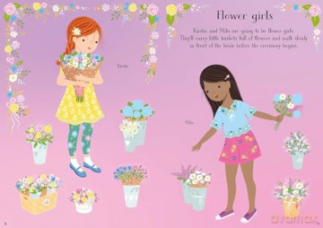 Little Sticker Dolly Dressing Bridesmaids - Fiona Watt [KSIĄŻKA]