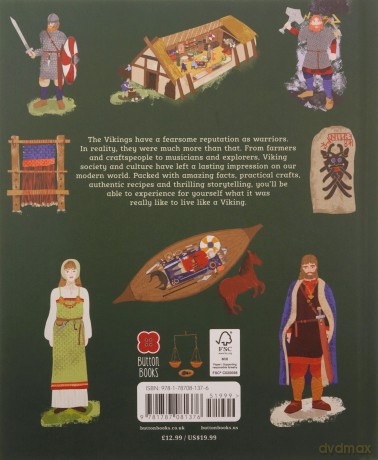 Live Like a Viking: Discovering the Secrets of the Vikings - Claire Saunders [KSIĄŻKA]