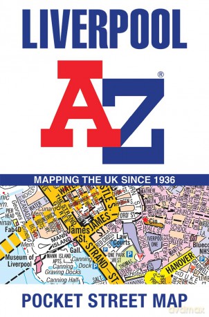 Liverpool A-Z Pocket Street Map - A-Z Maps [KSIĄŻKA]