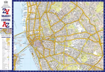 Liverpool A-Z Pocket Street Map - A-Z Maps [KSIĄŻKA]