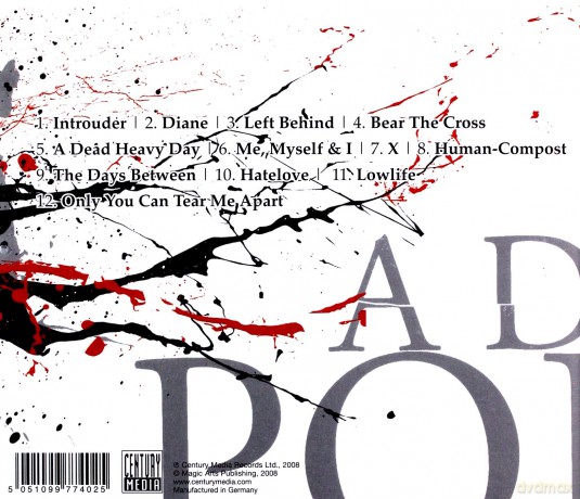 Poisonblack: A Dead Heavy Day [CD]