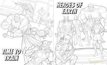 Marvel Avengers Thor: Colouring Fun [KSIĄŻKA]