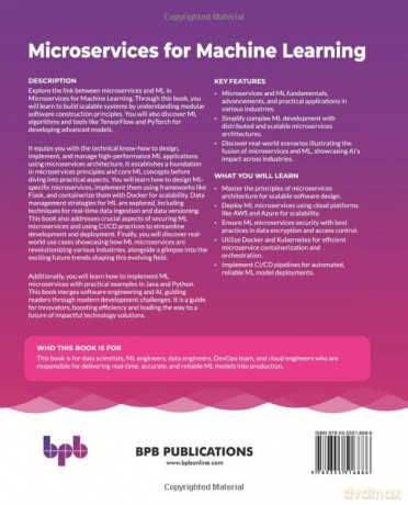 Microservices for Machine Learning: Design, implement, and manage high-performance ML systems with microservices (English Edition) - Rohit Ranjan [KSIĄŻKA]