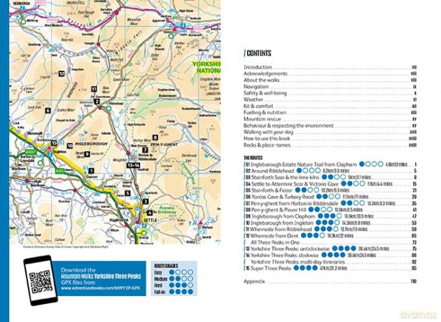 Mountain Walks Yorkshire Three Peaks: Walking routes to enjoy on and around Pen-y-ghent, Ingleborough and Whernside: 3: 15 routes to enjoy on and around Pen-y-ghent, Ingleborough and Whernside - Hannah Collingridge [KSIĄŻKA]