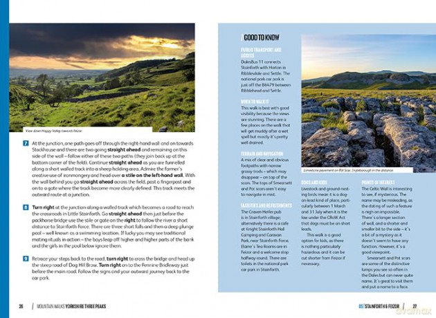 Mountain Walks Yorkshire Three Peaks: Walking routes to enjoy on and around Pen-y-ghent, Ingleborough and Whernside: 3: 15 routes to enjoy on and around Pen-y-ghent, Ingleborough and Whernside - Hannah Collingridge [KSIĄŻKA]