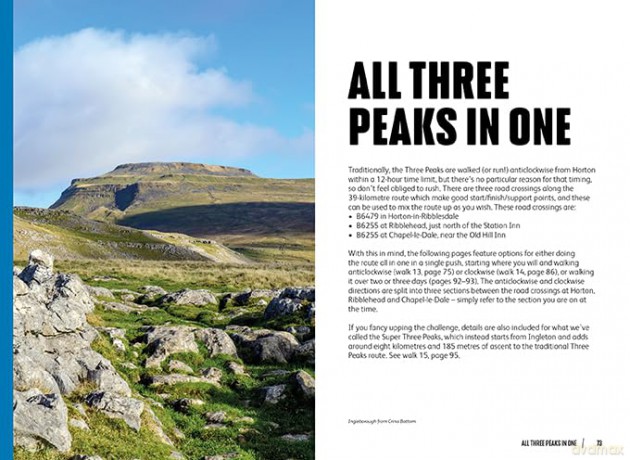 Mountain Walks Yorkshire Three Peaks: Walking routes to enjoy on and around Pen-y-ghent, Ingleborough and Whernside: 3: 15 routes to enjoy on and around Pen-y-ghent, Ingleborough and Whernside - Hannah Collingridge [KSIĄŻKA]