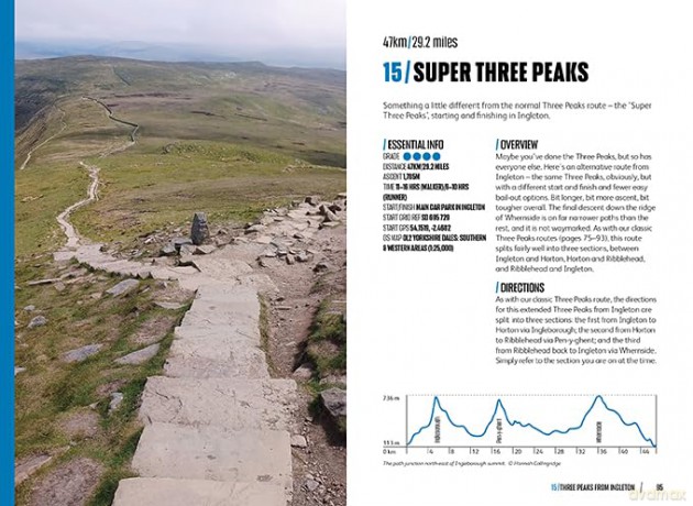 Mountain Walks Yorkshire Three Peaks: Walking routes to enjoy on and around Pen-y-ghent, Ingleborough and Whernside: 3: 15 routes to enjoy on and around Pen-y-ghent, Ingleborough and Whernside - Hannah Collingridge [KSIĄŻKA]