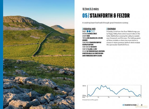 Mountain Walks Yorkshire Three Peaks: Walking routes to enjoy on and around Pen-y-ghent, Ingleborough and Whernside: 3: 15 routes to enjoy on and around Pen-y-ghent, Ingleborough and Whernside - Hannah Collingridge [KSIĄŻKA]
