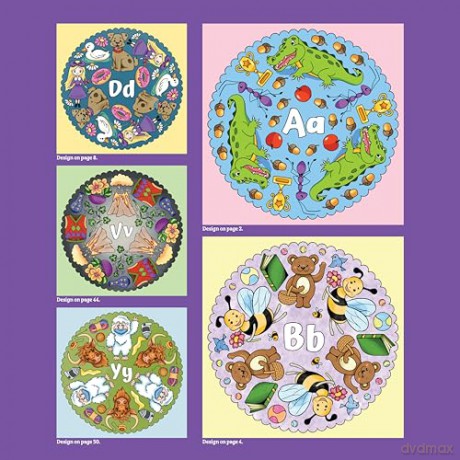 My Mandala Alphabet: Super Cute Color and Learn My ABCs and Words - Olha Orlova [KSIĄŻKA]
