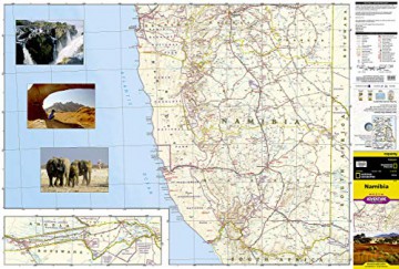 Namibia Map: Travel Maps International Adventure Map (National Geographic Adventure Map) [KSIĄŻKA]