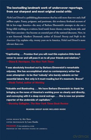 Nickel and Dimed (20th Anniversary Edition): On (Not) Getting by in America - Barbara Ehrenreich [KSIĄŻKA]