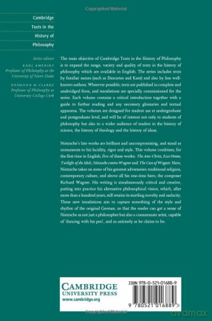 Nietzsche: Anti-Christ, Ecce Homo: And Other Writings (Cambridge Texts in the History of Philosophy) - Aaron Ridley [KSIĄŻKA]