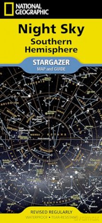 Night Sky - Southern Hemisphere Map (Stargazer folded Map) (National Geographic Reference Map) [KSIĄŻKA]