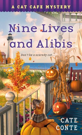 Nine Lives and Alibis: A Cat Cafe Mystery: 7 - Cate Conte [KSIĄŻKA]