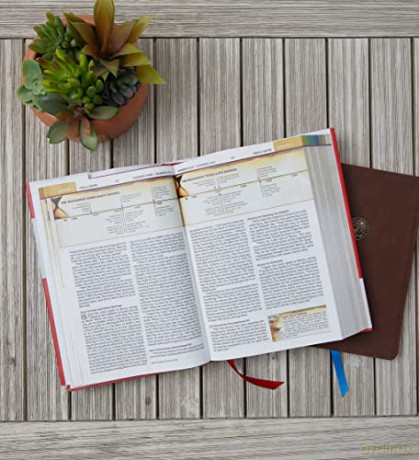 NKJV, Chronological Study Bible, Leathersoft, Black, Comfort Print: Holy Bible, New King James Version [KSIĄŻKA]
