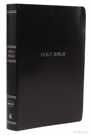 NKJV, Giant Print Center-Column Reference Bible, Verse Art Cover Collection, Genuine Leather, Brown, Thumb Indexed, Red Letter, Comfort Print: Holy Bible, New King James Version [KSIĄŻKA]