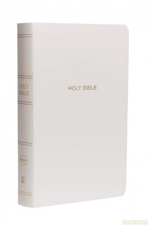 NKJV, Gift and Award Bible, Leather-Look, White, Red Letter, Comfort Print: Holy Bible, New King James Version [KSIĄŻKA]