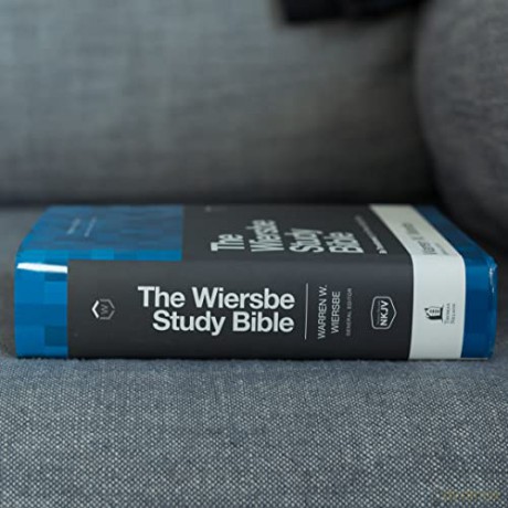 NKJV, Wiersbe Study Bible, Genuine Leather, Brown, Thumb Indexed, Red Letter, Comfort Print: Be Transformed by the Power of God's Word - Warren Wiersbe [KSIĄŻKA]