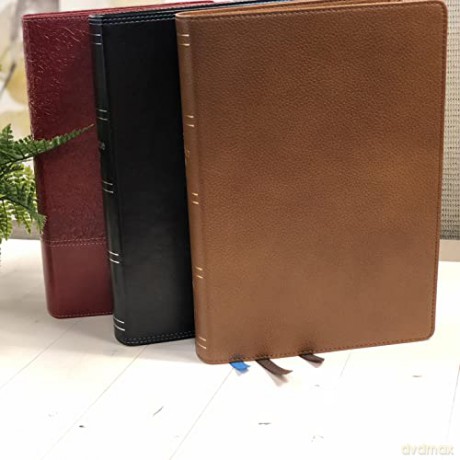 NKJV, Wiersbe Study Bible, Genuine Leather, Brown, Thumb Indexed, Red Letter, Comfort Print: Be Transformed by the Power of God's Word - Warren Wiersbe [KSIĄŻKA]