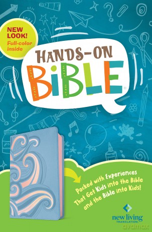 NLT Hands-On Bible, Third Edition (Leatherlike, Periwinkle Pink Waves): Nlt Hands-on Bible - Leatherlike, Periwinkle Pink Waves: New Living Translation, Periwinkle Pink Waves, Leatherlike [KSIĄŻKA]