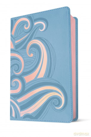 NLT Hands-On Bible, Third Edition (Leatherlike, Periwinkle Pink Waves): Nlt Hands-on Bible - Leatherlike, Periwinkle Pink Waves: New Living Translation, Periwinkle Pink Waves, Leatherlike [KSIĄŻKA]