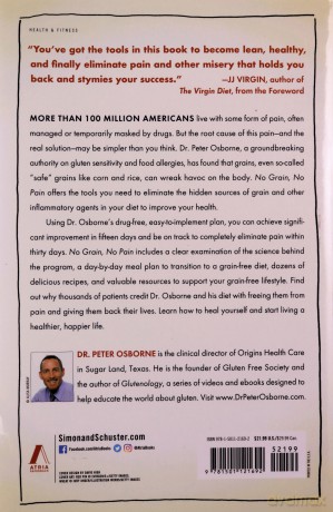 No Grain, No Pain: A 30-Day Diet for Eliminating the Root Cause of Chronic Pain - Peter Osborne [KSIĄŻKA]