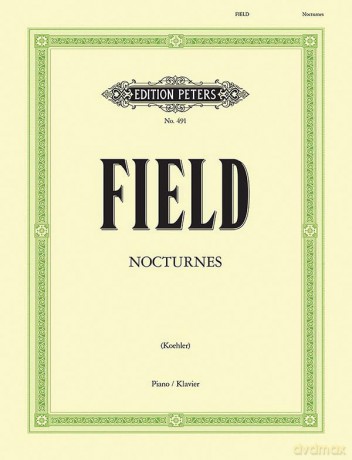 Nocturnes for Piano: Sheet (Edition Peters) - John Field [KSIĄŻKA]