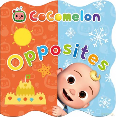 Official CoComelon: Opposites: A fun early learning board book for children aged 1, 2, 3 and 4 years old - Cocomelon [KSIĄŻKA]