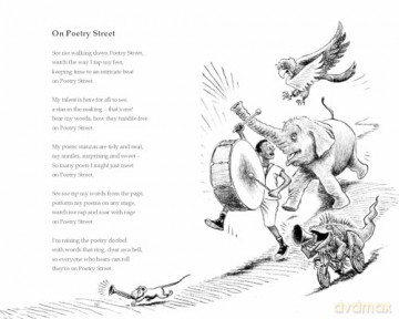 On Poetry Street: playful and funny illustrated children's poetry collection - Brian Moses [KSIĄŻKA]