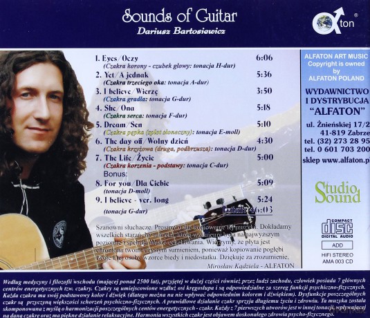 Muzyka relaksacyjna: Sounds of gitar vol.1 [CD]