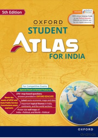 Oxford Student Atlas for India: For UPSC and Competitive Exams - Oxford India [KSIĄŻKA]