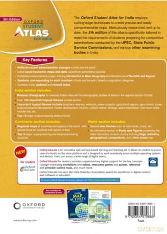 Oxford Student Atlas for India: For UPSC and Competitive Exams - Oxford India [KSIĄŻKA]