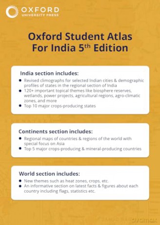Oxford Student Atlas for India: For UPSC and Competitive Exams - Oxford India [KSIĄŻKA]
