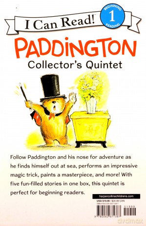 Paddington Collector's Quintet: 5 Fun-Filled Stories in 1 Box! (I Can Read Level 1) - Michael Bond [KSIĄŻKA]