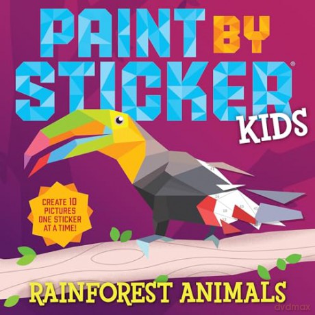 Paint by Sticker Kids: Rainforest Animals [KSIĄŻKA]