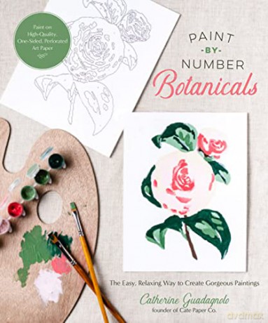 Paint-by-Number Botanicals: The Easy, Relaxing Way to Create Gorgeous Paintings - Catherin Guadagnolo [KSIĄŻKA]