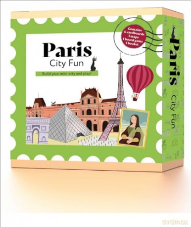 Paris City Fun: Build your mini-city and play! - White Star [KSIĄŻKA]
