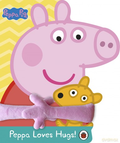 Peppa Pig: Peppa Loves Hugs: Hug Book [KSIĄŻKA]