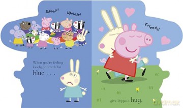 Peppa Pig: Peppa Loves Hugs: Hug Book [KSIĄŻKA]