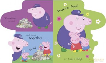 Peppa Pig: Peppa Loves Hugs: Hug Book [KSIĄŻKA]