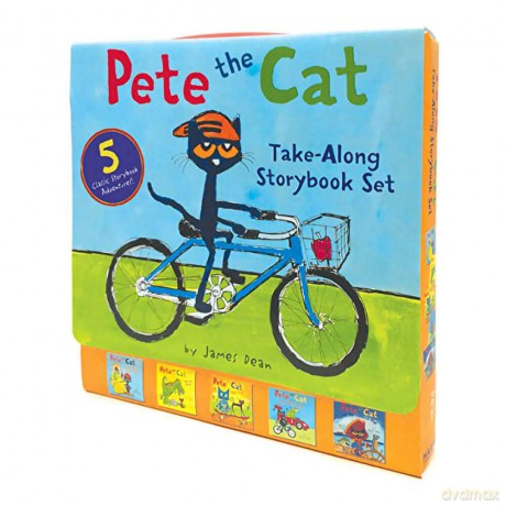 Pete the Cat Take-Along Storybook Set: 5-Book 8x8 Set - James Dean [KSIĄŻKA]
