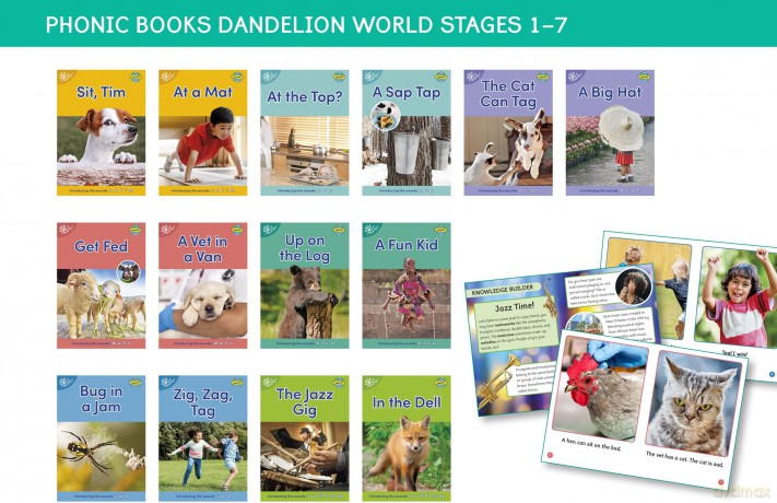 Phonic Books Dandelion World Stages 1-7: Sounds of the alphabet - Phonic Books [KSIĄŻKA]
