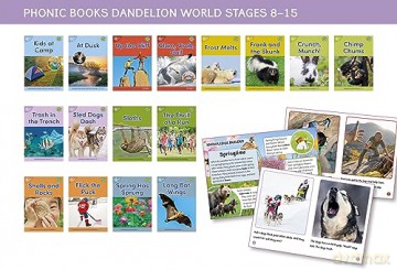 Phonic Books Dandelion World Stages 8-15 (Consonant blends and digraphs) - Phonic Books [KSIĄŻKA]