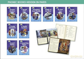 Phonic Books Hidden in Paris: Alternative vowel and consonant spellings, and Latin suffixes - Phonic Books [KSIĄŻKA]