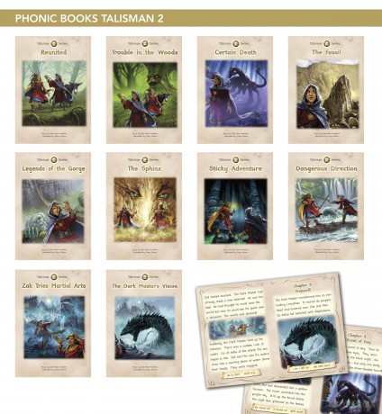 Phonic Books Talisman 2: Alternative vowel and consonant spellings, and Latin suffixes (Phonic Books Catch Up Readers) - Phonic Books [KSIĄŻKA]
