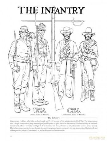 Picture the Past: The Civil War: Historical Coloring Book (Picture the Past Historical Coloring Books) - Peter F Copeland [KSIĄŻKA]