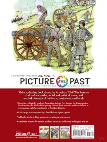 Picture the Past: The Civil War: Historical Coloring Book (Picture the Past Historical Coloring Books) - Peter F Copeland [KSIĄŻKA]