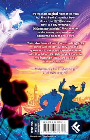 Pinch Perkins and the Midsummer Curse: A magical, action-packed adventure, new for 2024 for 9+ fans of Enola Holmes and Terry Pratchett! - Cathy Fitzgerald [KSIĄŻKA]